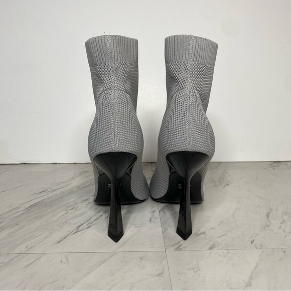 Marc Fisher Umair Gray Pointy Toe Heeled Bootie 8 1/2 M - Picture 3 of 15